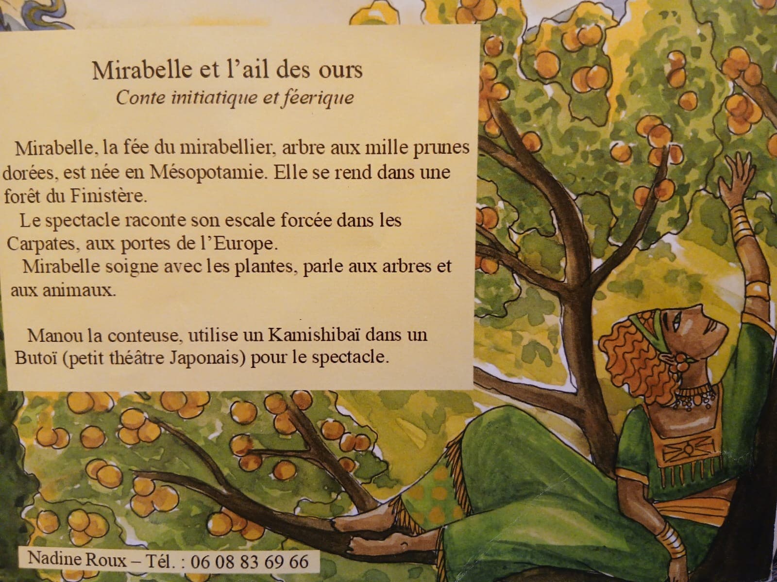 présentation Kamishibai avec Manou la conteuse