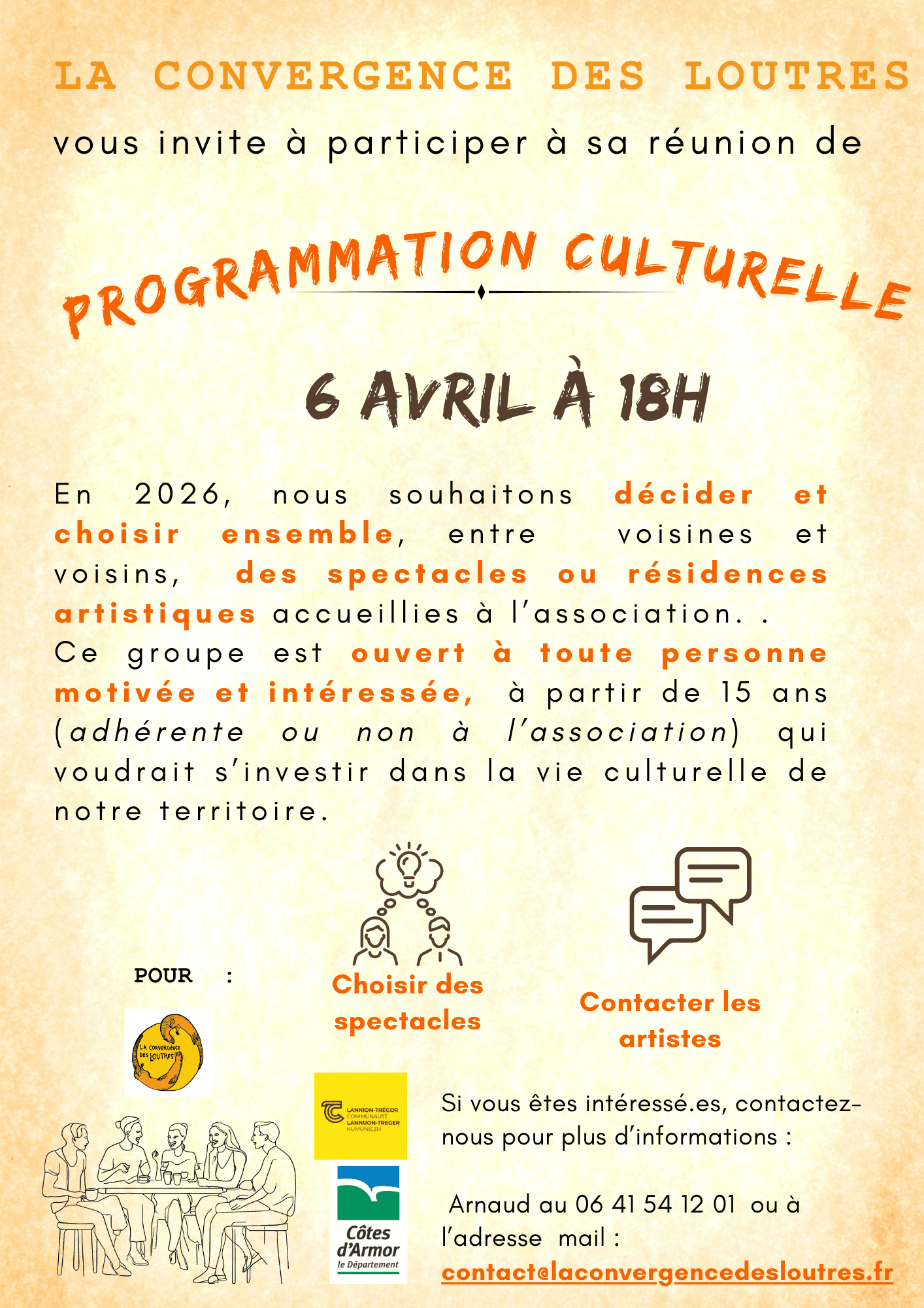 réunion programmation culturelle