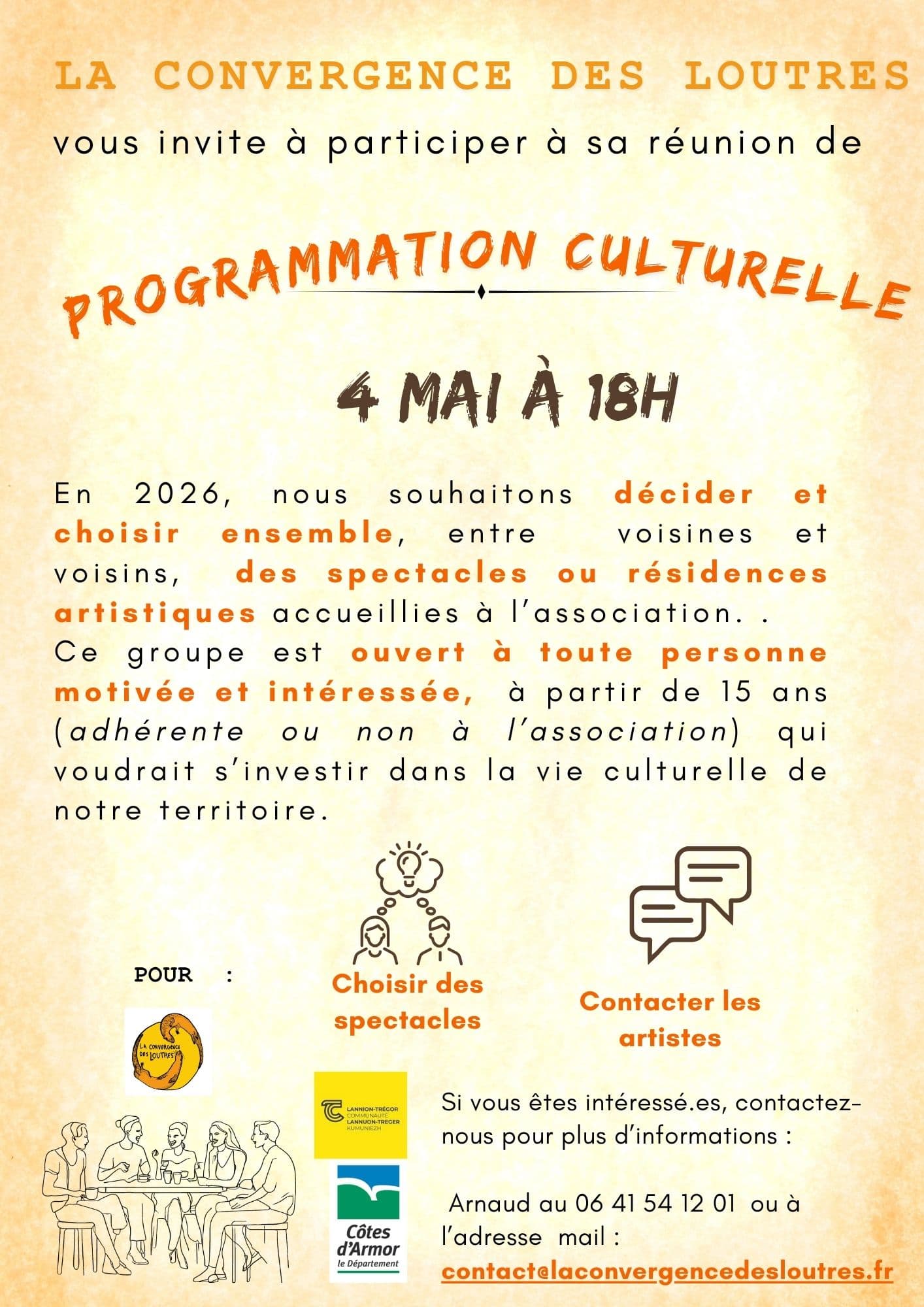 Réunion Programmation culturelle